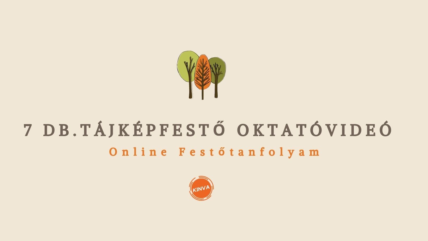 A 7 db. Tájkép Festése tanfolyam valódi borítója