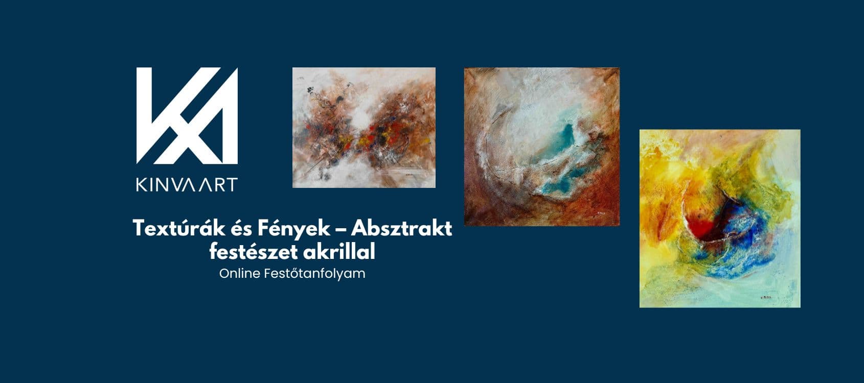 A Textúrák és Fények absztrakt tanfolyam valódi borítója